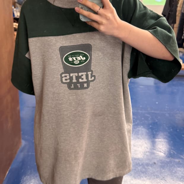 NFL JETS 컷오프 스웻셔츠 