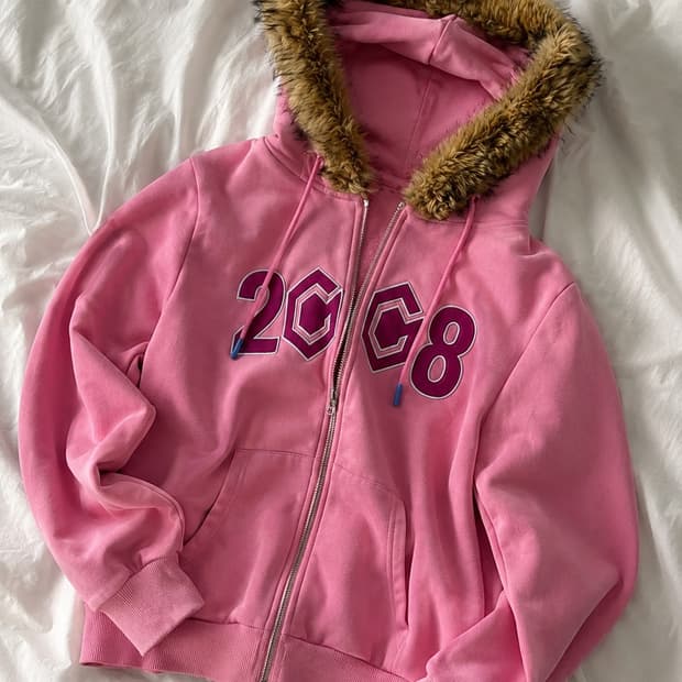 상태최상🎖️ 00s Y2K 퍼 후드 집업