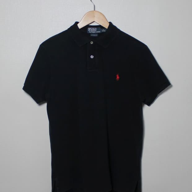 Polo 폴로 랄프로렌 블랙 레드 포니 PK 반팔 