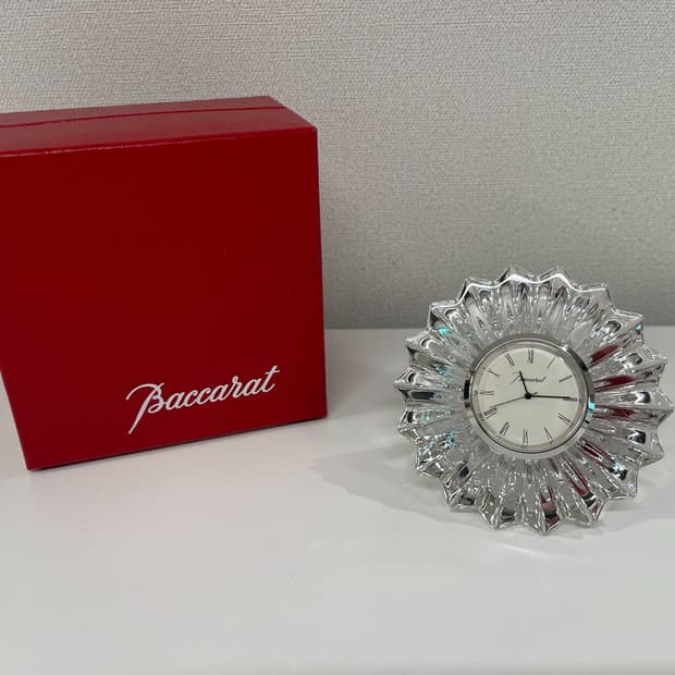Baccarat 바카랏 밀뉘 탁상시계 바 카라