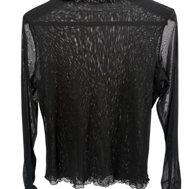🖤 일본 빈티지 시스루 블랙 톱 (Mesh Top)