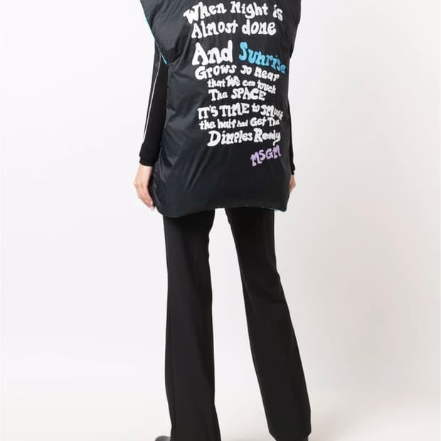 MSGM 민소매 패딩 재킷 