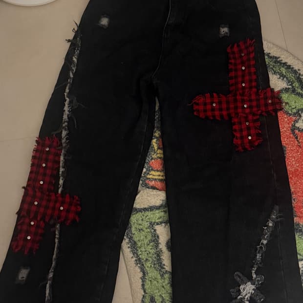 갸루 고스펑크 팬츠