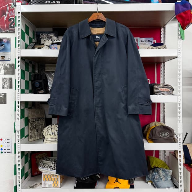 버버리 런던 네이비 트렌치 코트 made in ENGLAND (L) 