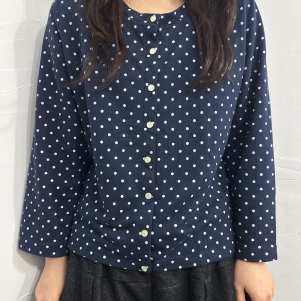 dot cardigan
