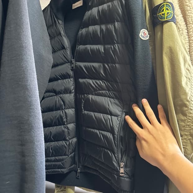 몽클레어 니트패딩 M