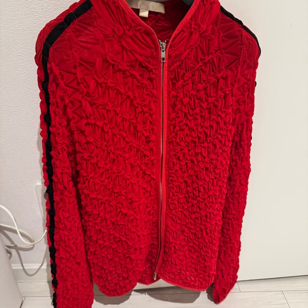 Ponder.er 폰더럴 hug smoked 트랙자켓 레드