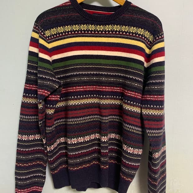 타미힐피거 남녀공용 니트