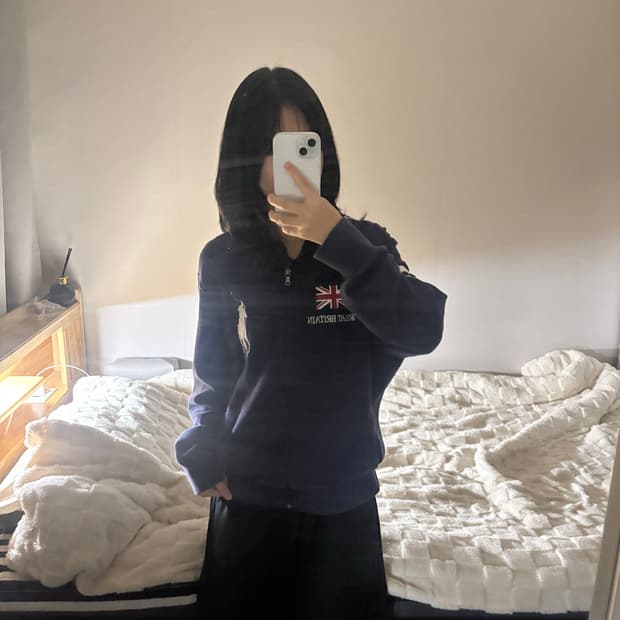 폴로 빅포니 브리튼 집업 M사이즈 네이비