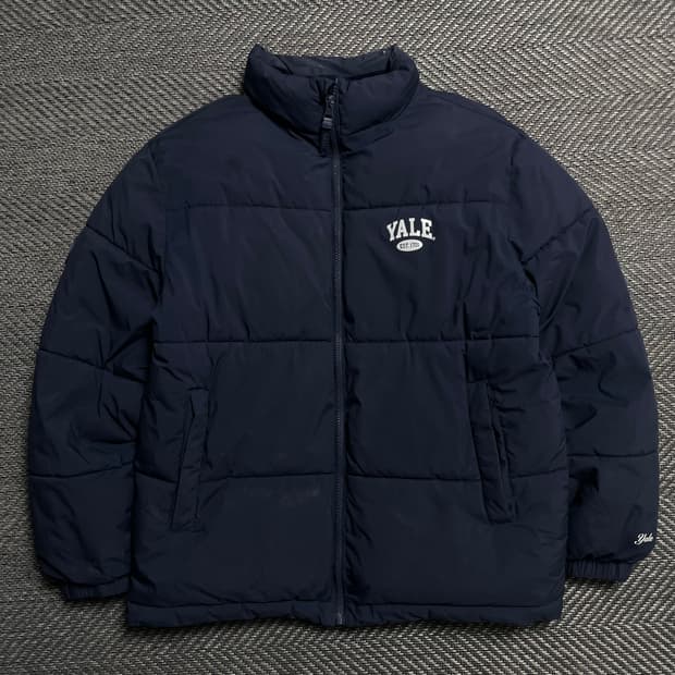 YALE 예일 로고 베이직 푸퍼 패딩o 5253