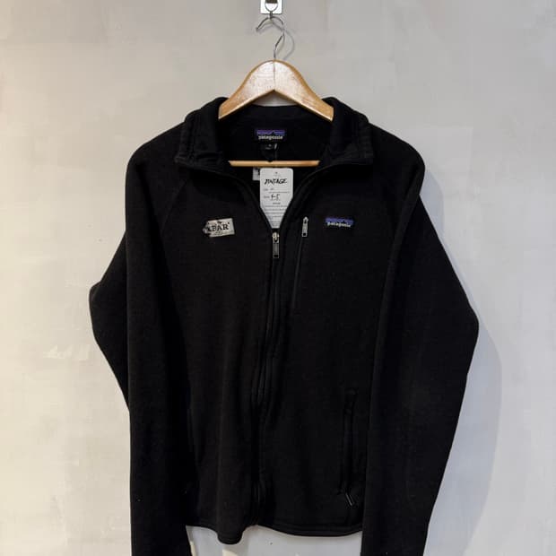 파타고니아 블랙 플리스 집업