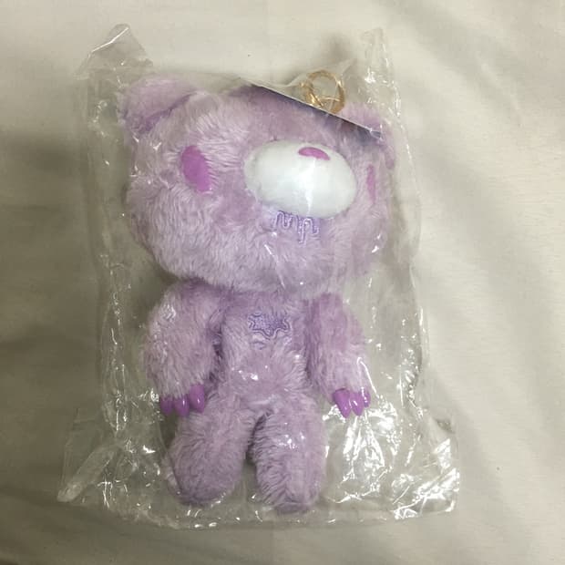 [새상품] 대형 글루미 베어 gloomybear 키링 라이트 퍼플