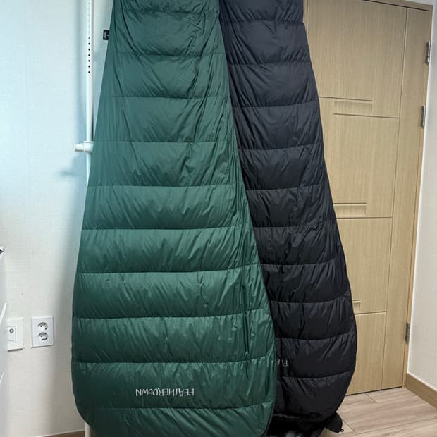 페더다운 3s-800g 침낭 (포레스트그린컬러)