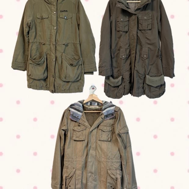 jpn 야상자켓 아우터 히피 스즈코 하구미 괴짜 핀터깔