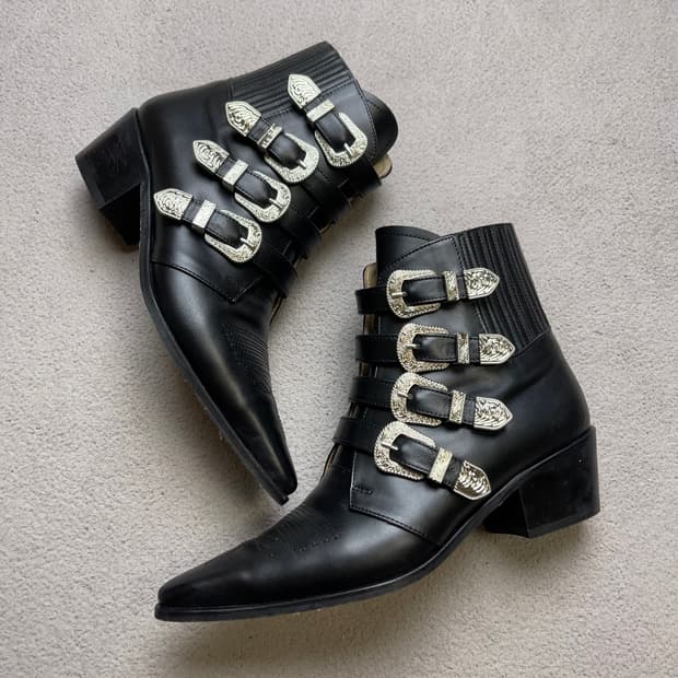 [37.5] 르슐리에 드 제롬리 버클 레더부츠 -230-235