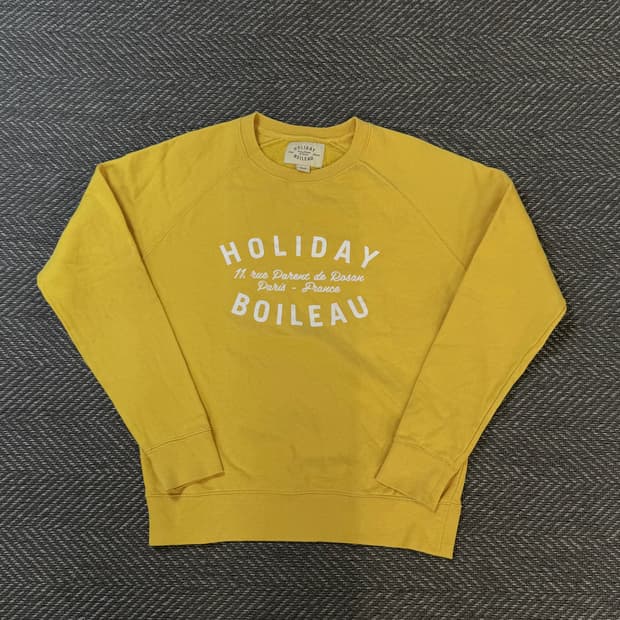 홀리데이 Holiday boileau Yellow Sweatshirt S
