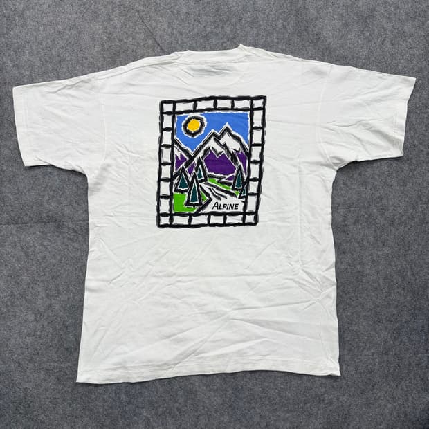 90s Vintage Fruits Of The Loom Tshirt