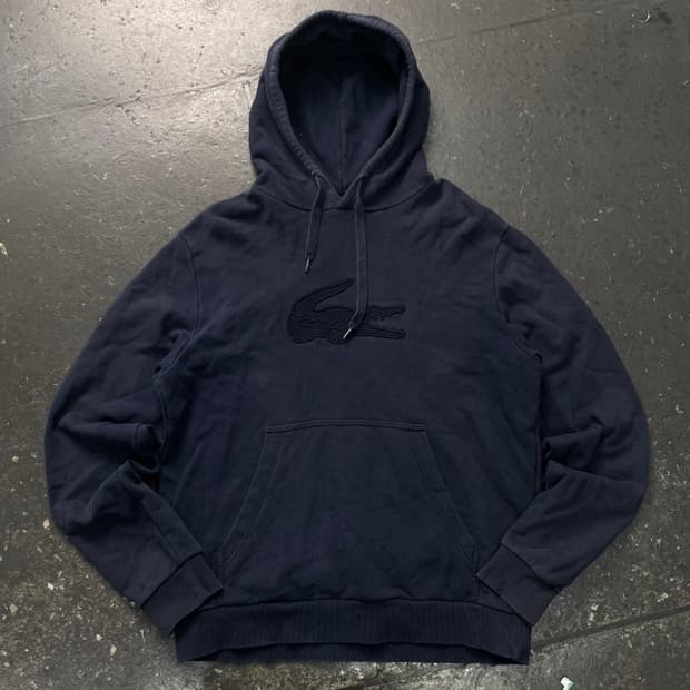 100 라코스테 빅로고 후드티