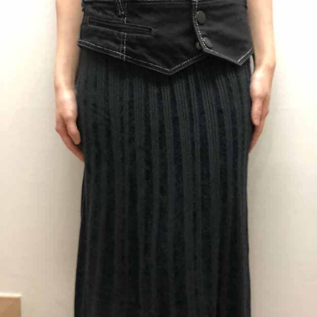 빈티지 블랙 포켓 벨트