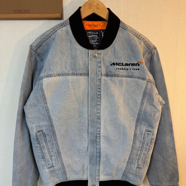 [S]리바이스 X 맥라렌 트랙 트러커 자켓 라이트인디고