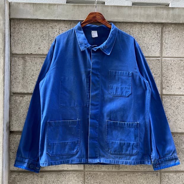 FADED DIRTY WASHING FRENCH 빈티지프렌치워크자켓