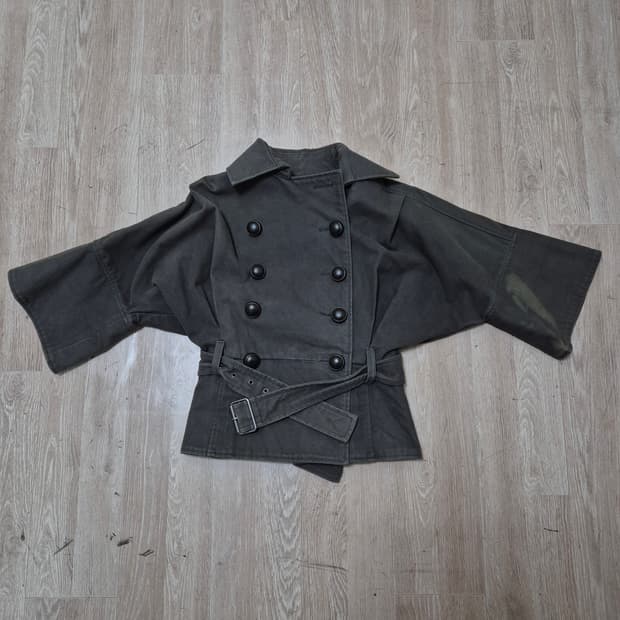 망고 캐주얼 스포츠웨어 여성 크롭 코트 S(90)