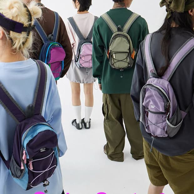 Crying Center 미니 백팩 라벤더