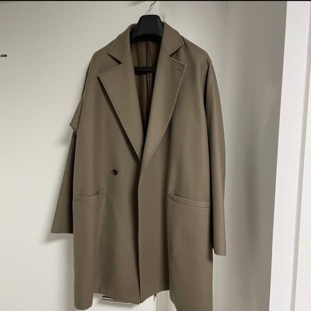 오라리 라이트 멜톤 오버코트