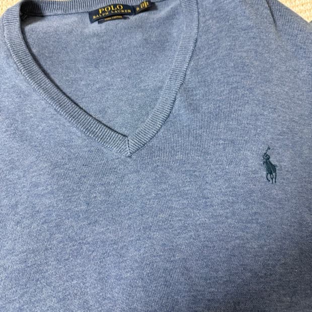폴로 피마코튼 니트