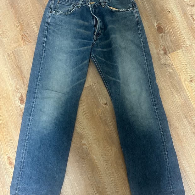 에드윈 505x 셀비지 데님