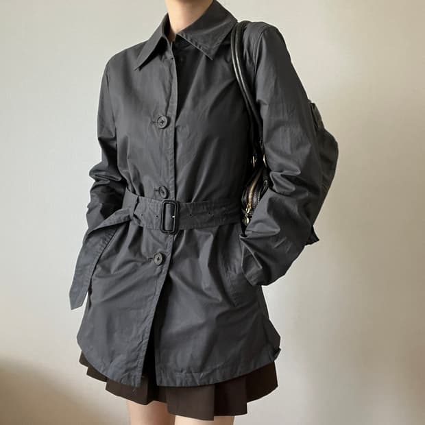 MARGARET HOWELL cotton Belted Jacket
