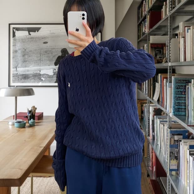 폴로랄프로렌 라운드 니트 (Woman L) AA0981