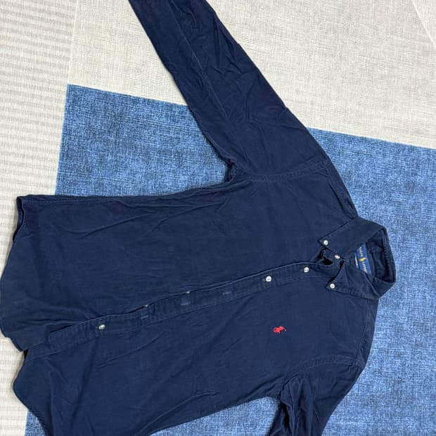 폴로 랄프로렌 네이비 코듀로이 셔츠 XS