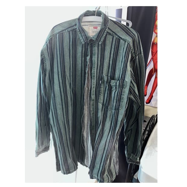 리바이스 스트라이프 빈티지 셔츠 