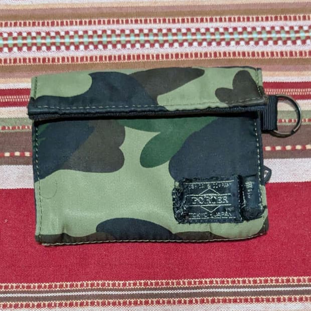 베이프 X 포터 퍼스트 카모 월렛 그린