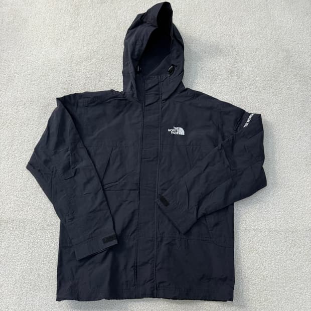 [M] 노스페이스 등산복 블랙 바람막이 1229T1