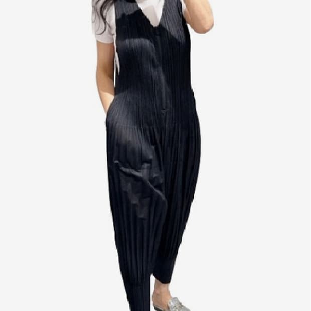 삼성물산 이세이미야케 플리츠플리즈 민소매 점프 수트 3 훌륭 사랑봉봉