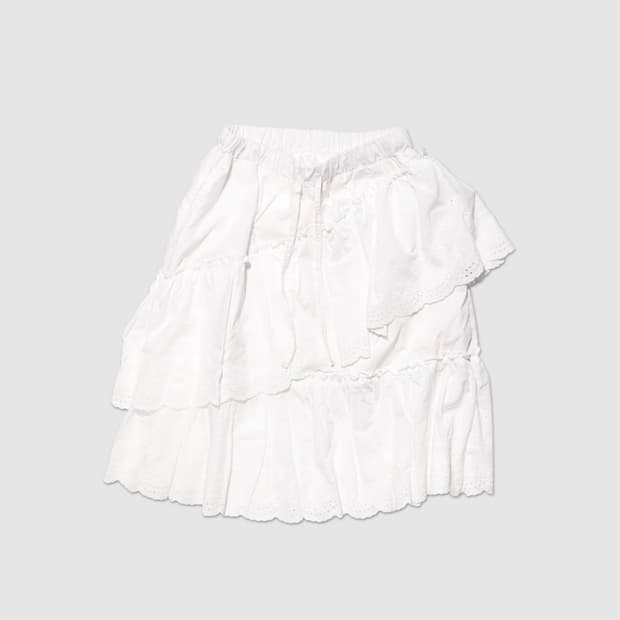 인앤양인하모니 프릴 스커트 화이트