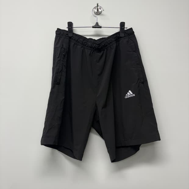 아디다스 블랙 트레이닝 반바지 XL
