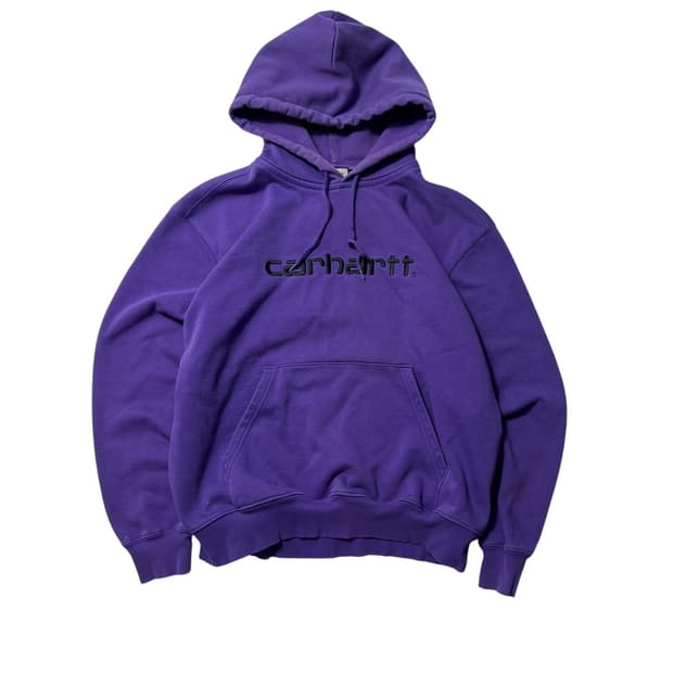 칼하트 퍼플 후드집업 L