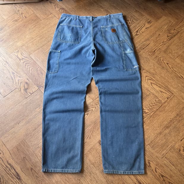 [38]칼하트 USA 싱글니 워크 데님 팬츠