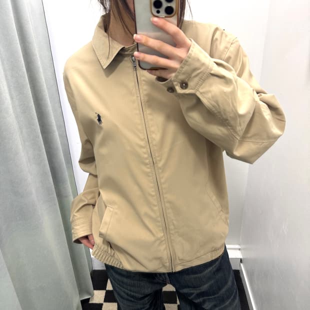 폴로 베이지 바이스윙 자켓