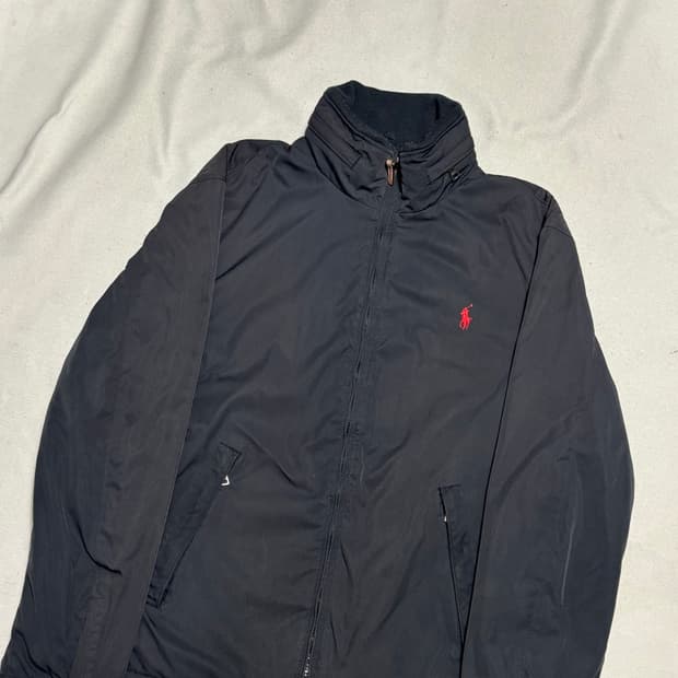 M 폴로랄프로렌 레드 포니 블랙 페리 자켓