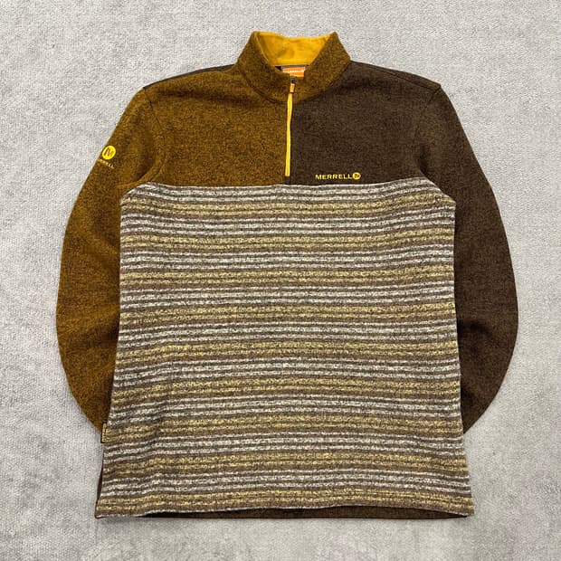 L 머렐 반집업 니트