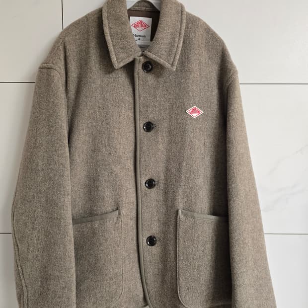 단톤 울 라이트 파일 커버올 자켓 (42)