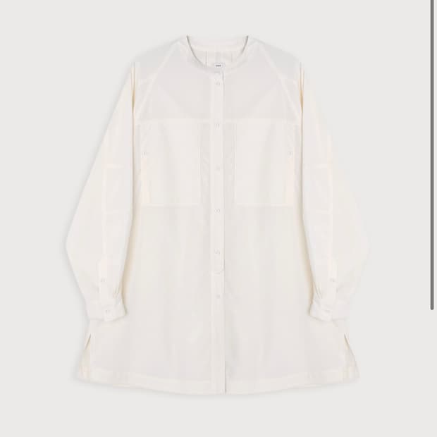 에토스 턱드 헨리넥 셔츠 TUCKED HENLYNECK SHIRT
