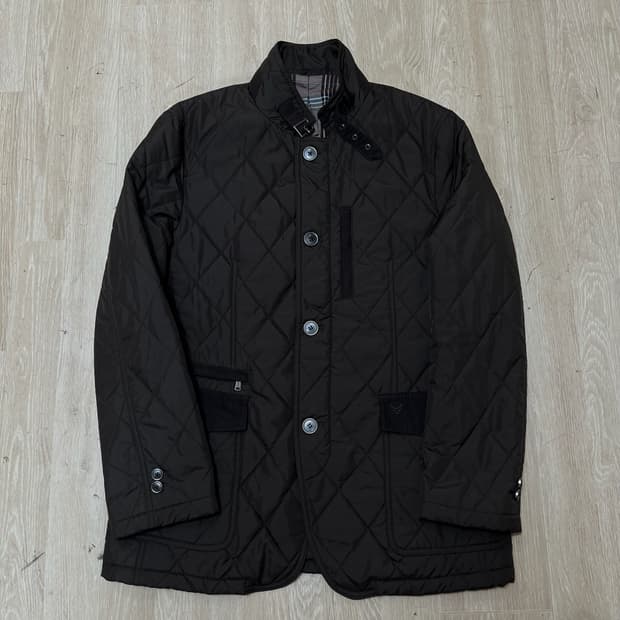 타운젠트 클래식 넥비죠 퀄팅자켓 [브라운] M/95