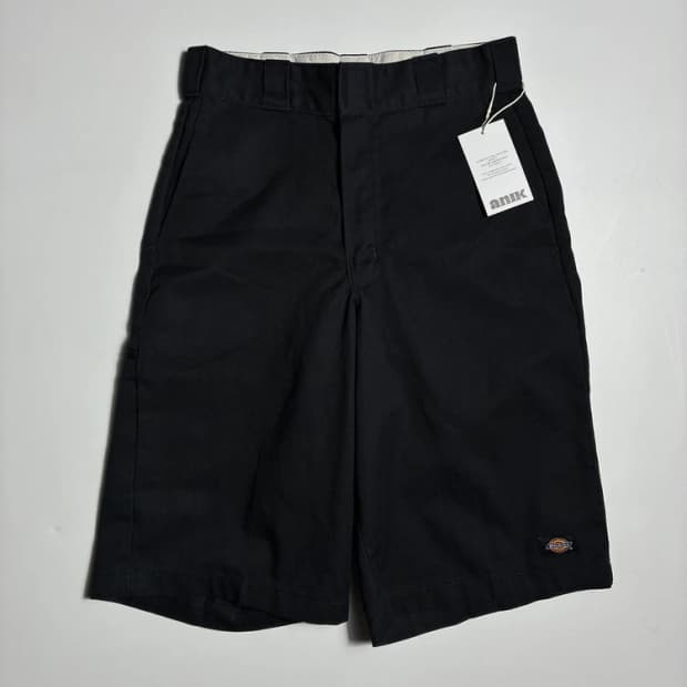 디키즈 Dickies 루즈핏 로고 패치 워크 코튼 반바지 R2490