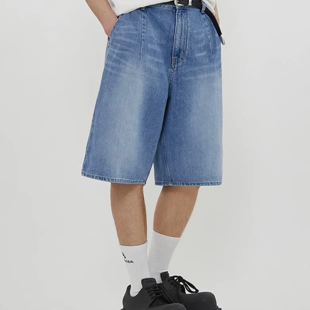 [32]오더아카이브 다트 버뮤다 데님 하프팬츠(썸머블루)