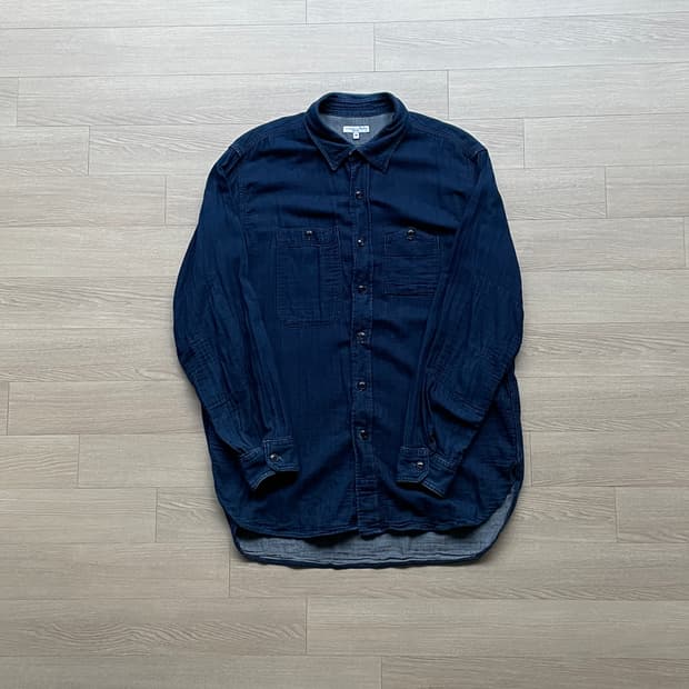 엔지니어드 가먼츠 워크 셔츠 인디고 엔가